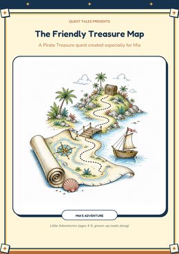 Current Quest Tales PDF cover for a personalized Pirate quest