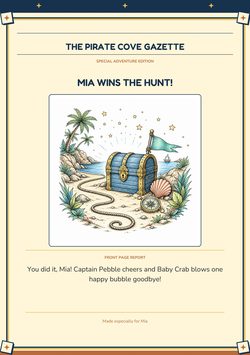 Current Quest Tales printable newspaper-style finale page
