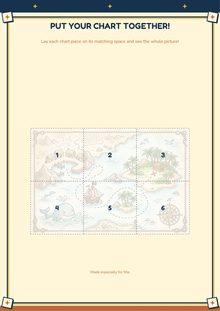 Sheet 8: the chart assembly sheet for ages 4–5